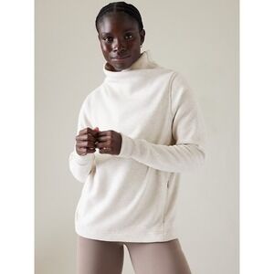 Athleta Cozy Karma Twist Neck Sweatshirt Women's Size XS